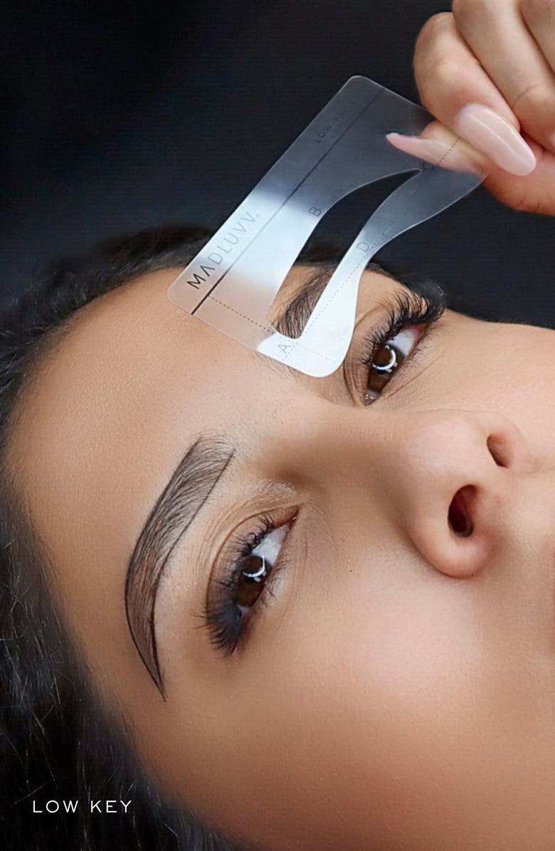 MADLUVV On the DL Brow Stencil Set, Alternate, color,