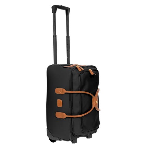 Bric's Firenze 21" Carry-on Rolling Duffle In Black