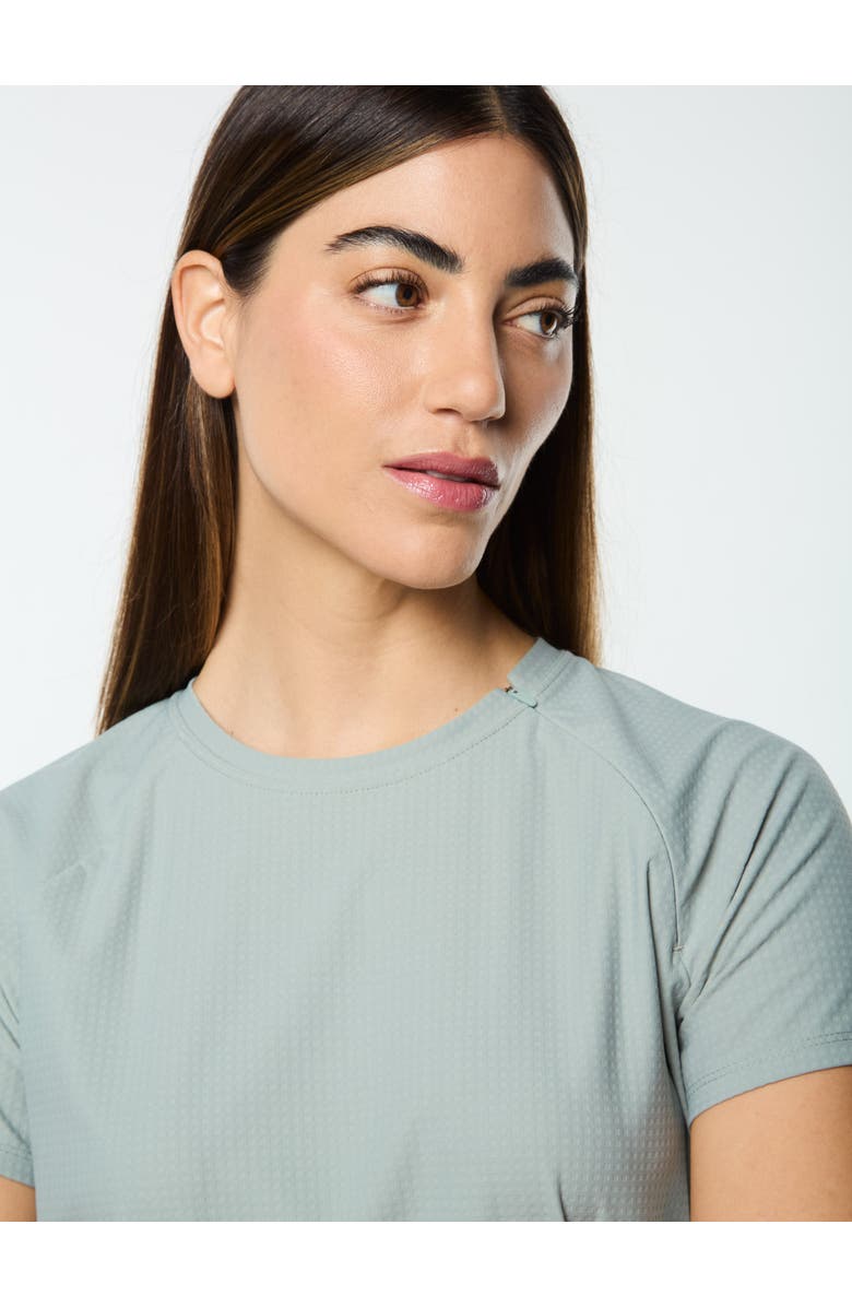 Sergio Tacchini Eva Cropped Top, Alternate, color, Slate Gray