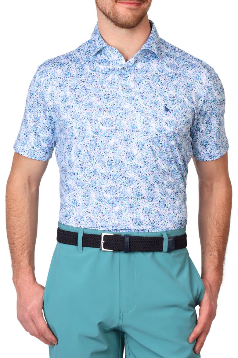 Color Splash Performance Polo, Alternate, color, SEAFOAM