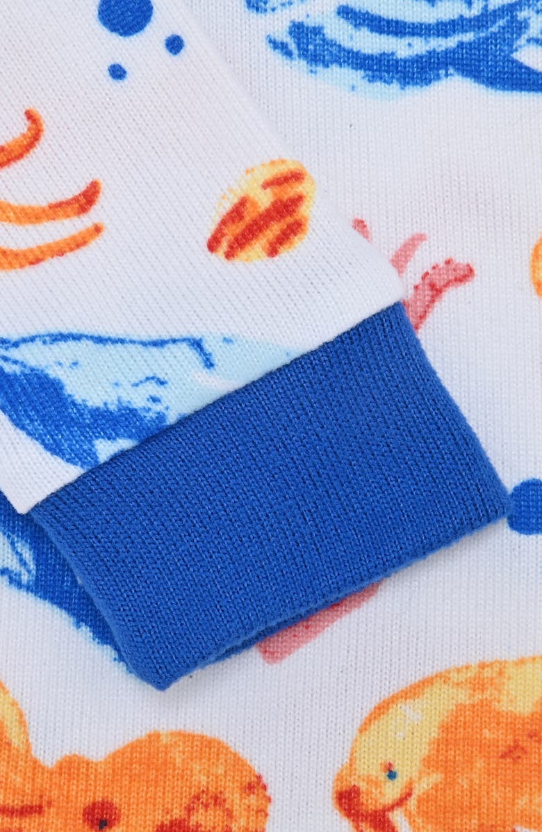 SLEEP ON IT Kids' Sea Creature Two-Piece Pajamas & Socks Set, Alternate, color,