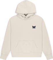 Dalix Butterfly Relaxed Midweight Fleece Pullover Hoodie