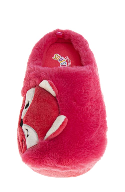 Josmo Kids' Squishmallows Fifi The Fox Slipper In Red