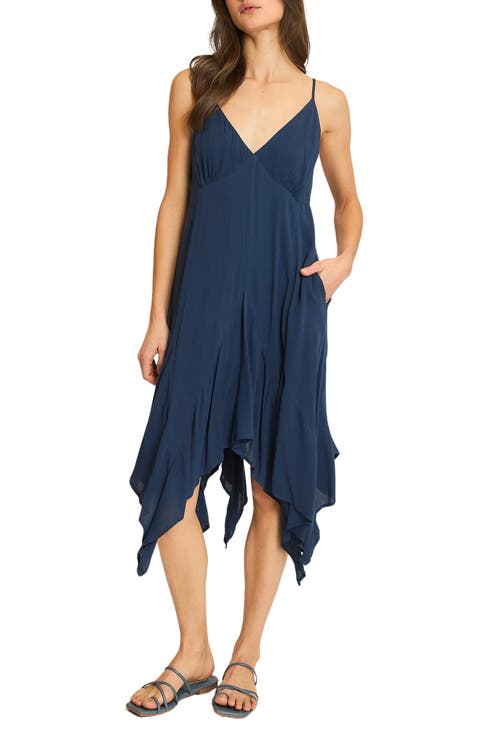 Handkerchief Hem Babydoll Dress