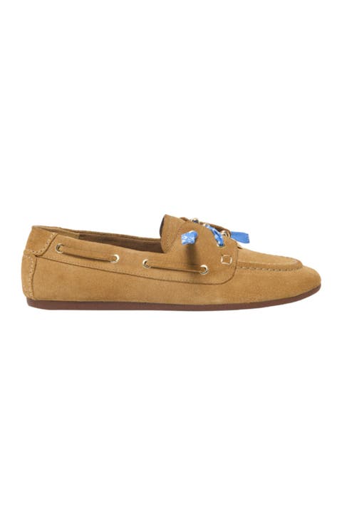 Suede boat shoes