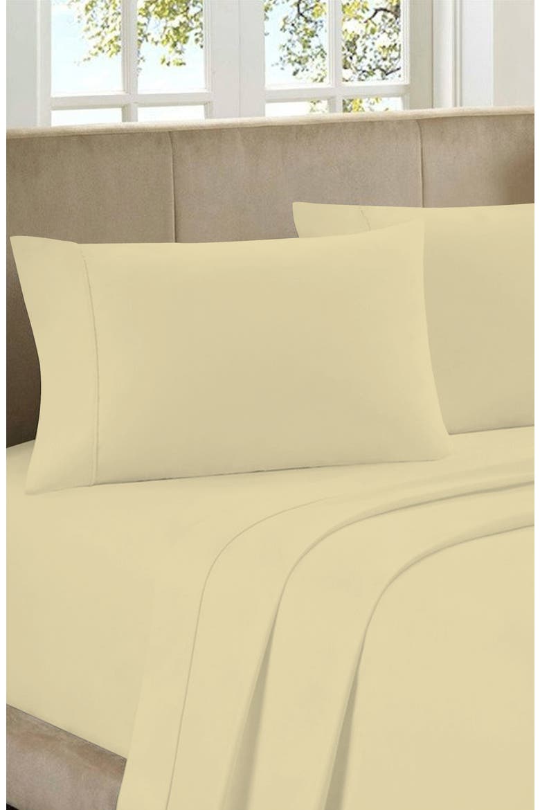 Deep Pocket Microfiber Sheet Set, Alternate, color, CREAM
