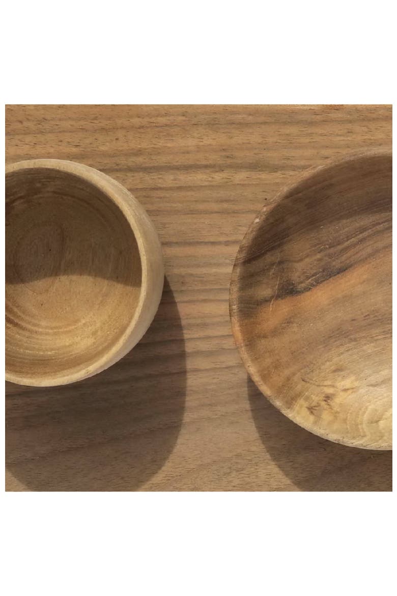 Rectangular Cutting Board & Bowls, Alternate, color, Brown