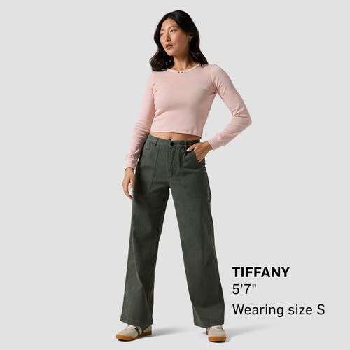 Backcountry Venture Wide Leg Pant In Green