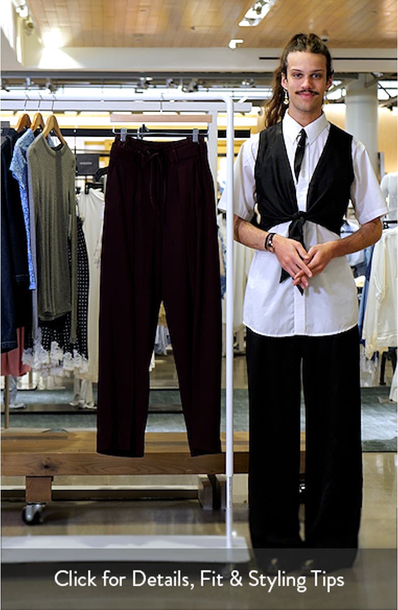 Double Waist High Rise Straight Leg Pants, sales video thumbnail