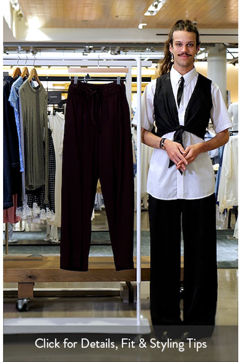 Double Waist High Rise Straight Leg Pants video
