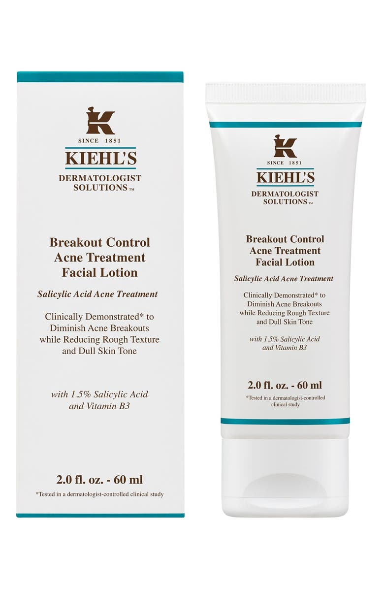 Kiehl's Since 1851 Breakout Control Acne Treatment Facial Lotion, Alternate, color, 