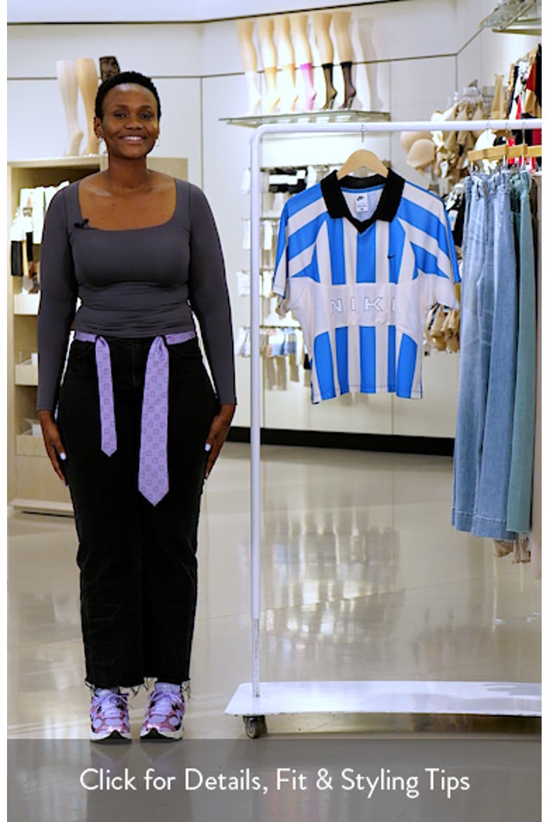 Sportswear Stripe Oversize Jersey Top video