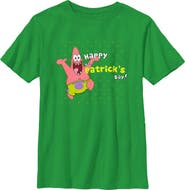 SpongeBob SquarePants Boy's SpongeBob SquarePants Happy Patrick's Day Graphic T-Shirt