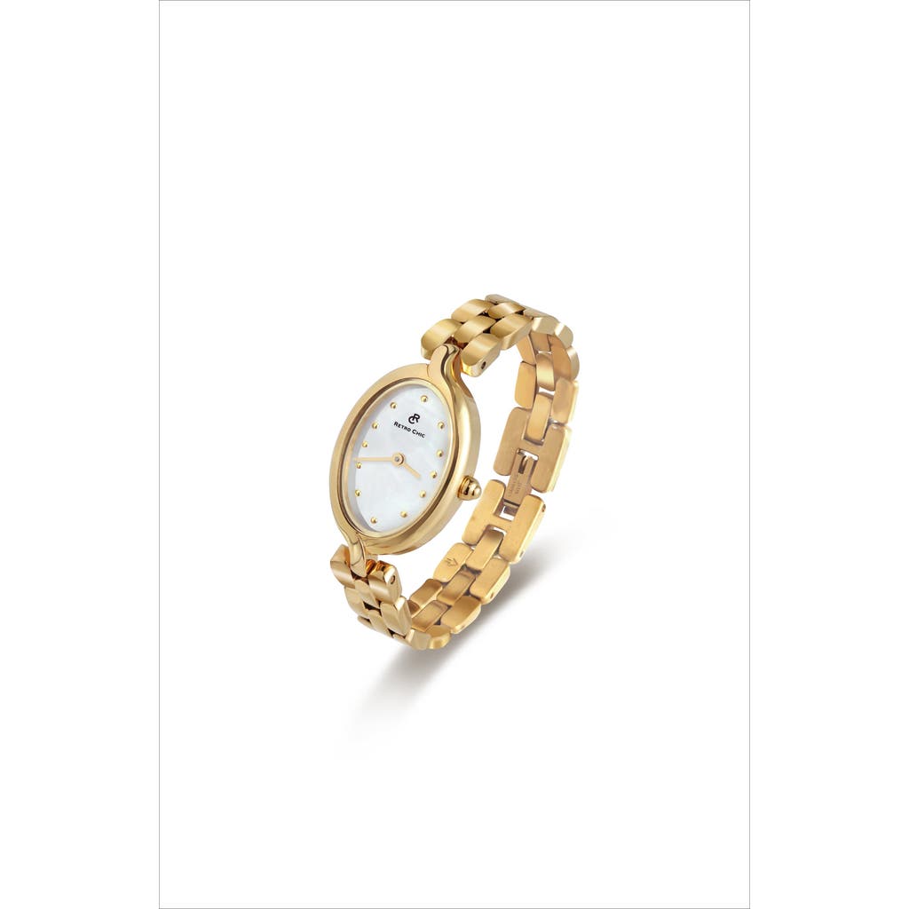 Retro Chic Vatican Watch In Gold