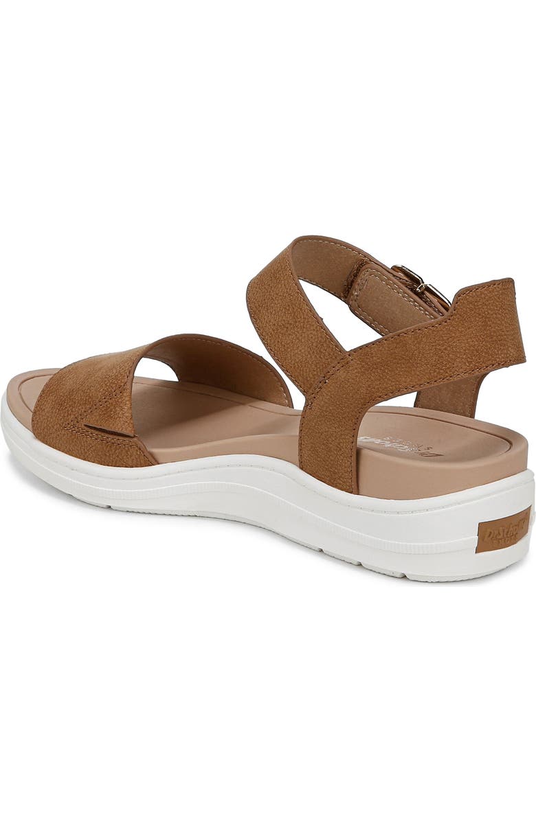 Dr. Scholl's Time Off Sky Ankle Strap Platform Sandal, Alternate, color, Honey Brown