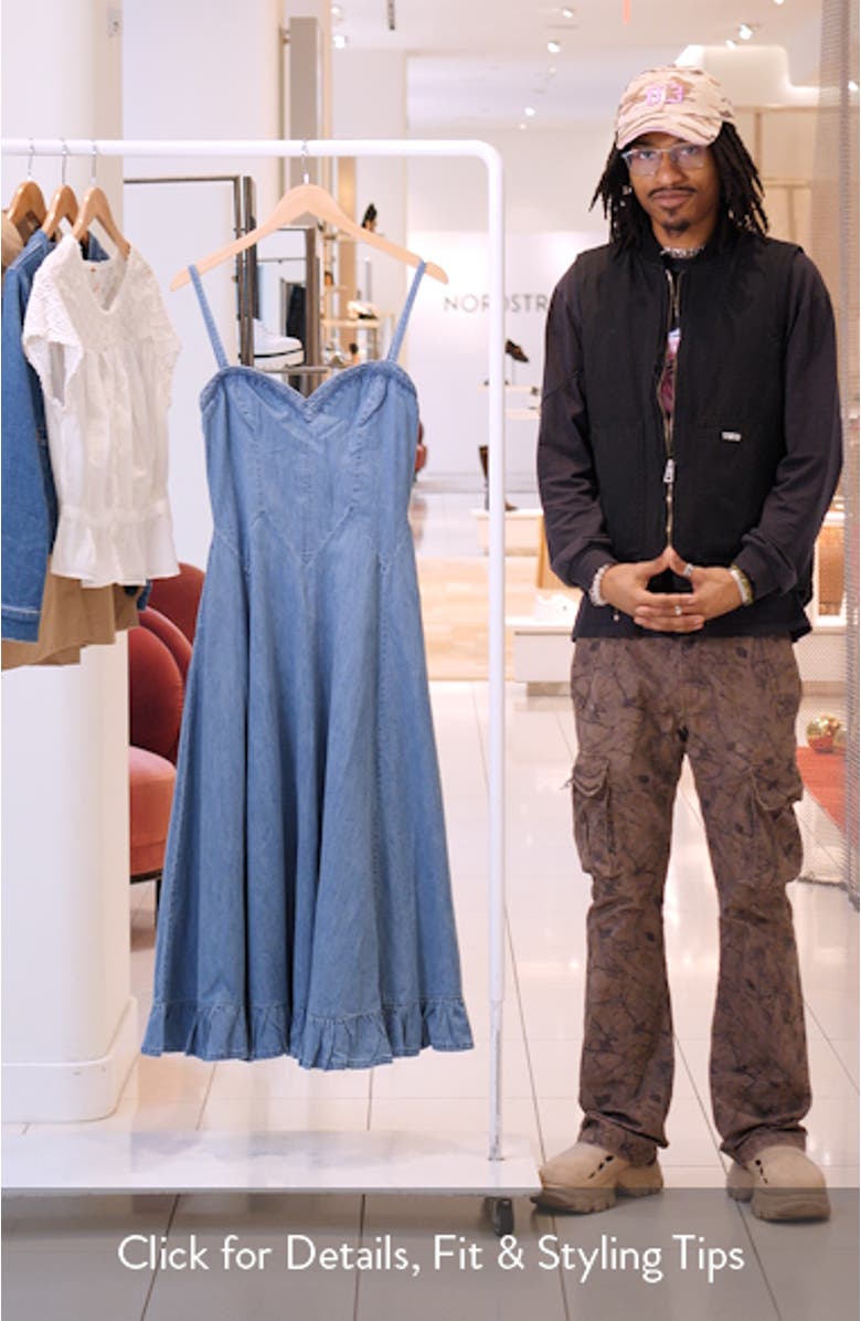 Another Season Denim Midi Dress, sales video thumbnail