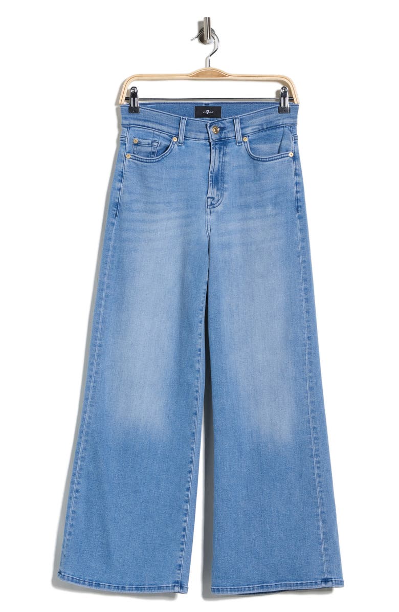 7 For All Mankind Lotta Ankle Wide Leg Jeans, Main, color, Augusta