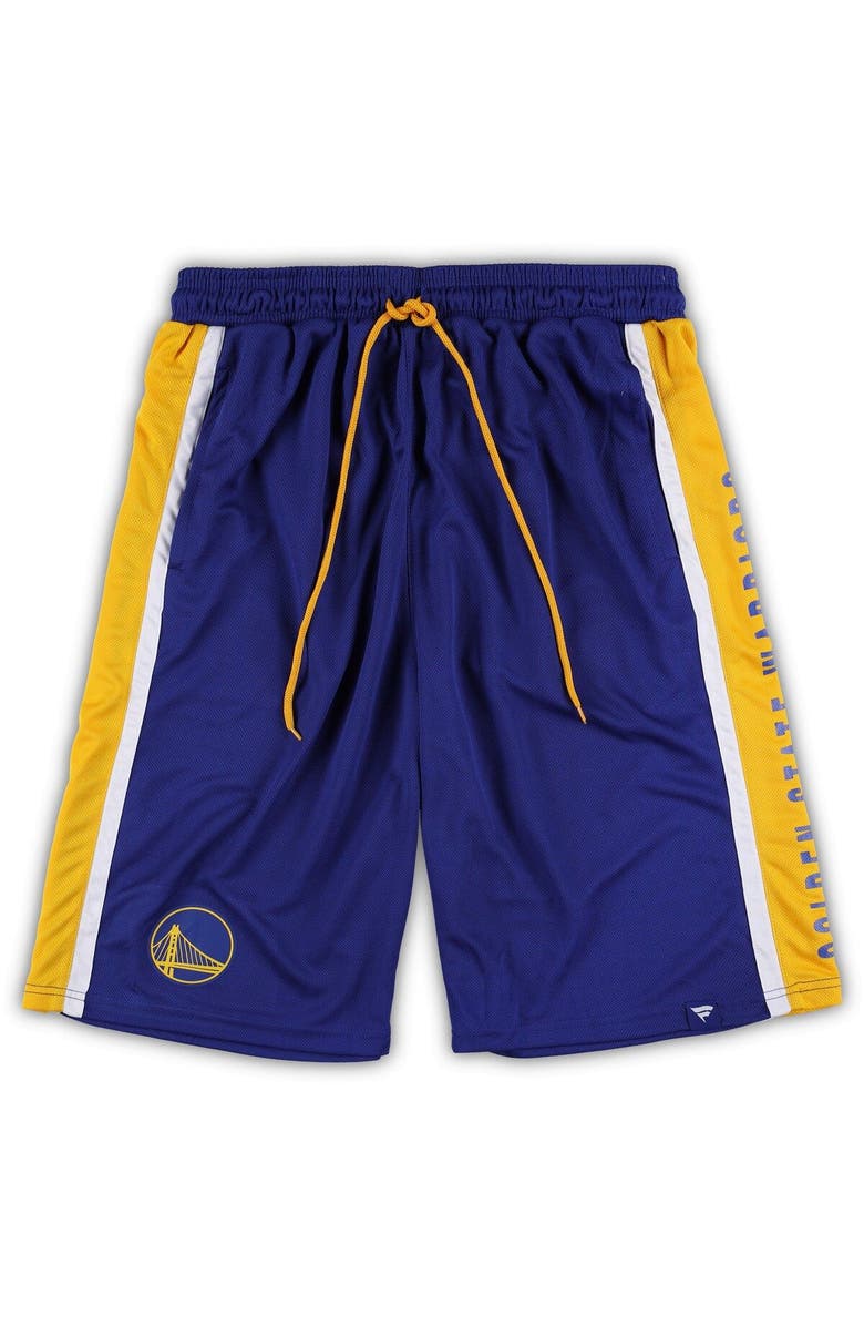 FANATICS Men's Fanatics Branded Royal Golden State Warriors Big & Tall Referee Iconic Mesh Shorts, Main, color, Royal