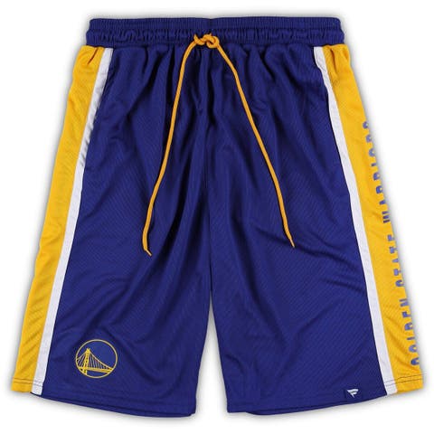 Men's Fanatics Branded Royal Golden State Warriors Big & Tall Referee Iconic Mesh Shorts