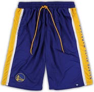 FANATICS Men's Fanatics Branded Royal Golden State Warriors Big & Tall Referee Iconic Mesh Shorts