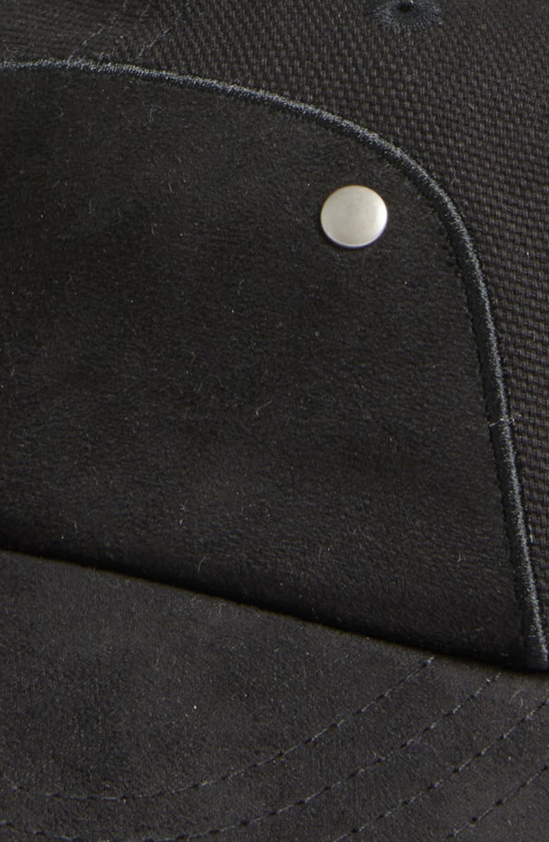 KROST Canvas & Faux Suede Baseball Cap, Alternate, color, Black