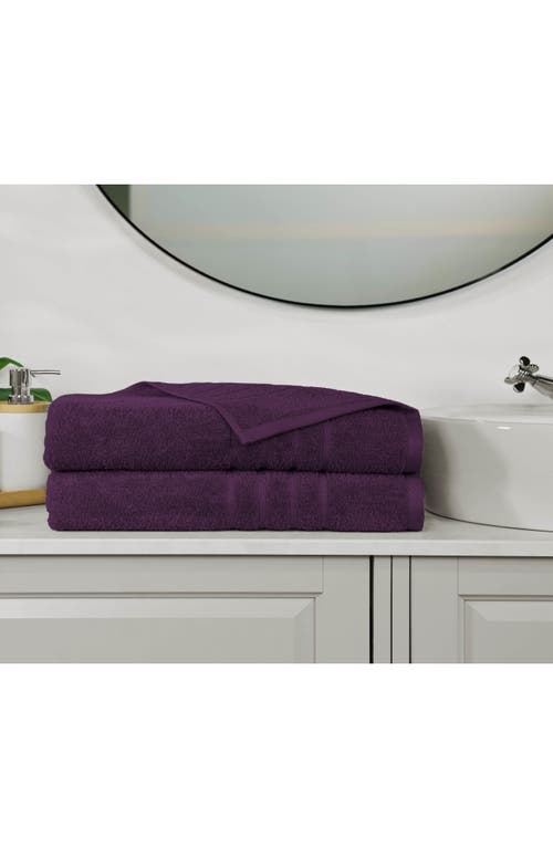 Martex Ultimate 2-piece Bath Towel Set In Purple