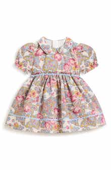 Mira Boho Floral Peter Pan Collar Dress