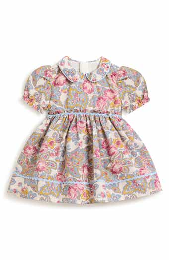 Mira Boho Floral Peter Pan Collar Dress