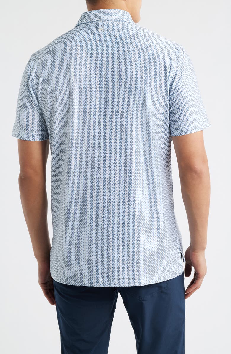 Peter Millar Casino Night Performance Jersey Polo, Alternate, color, White