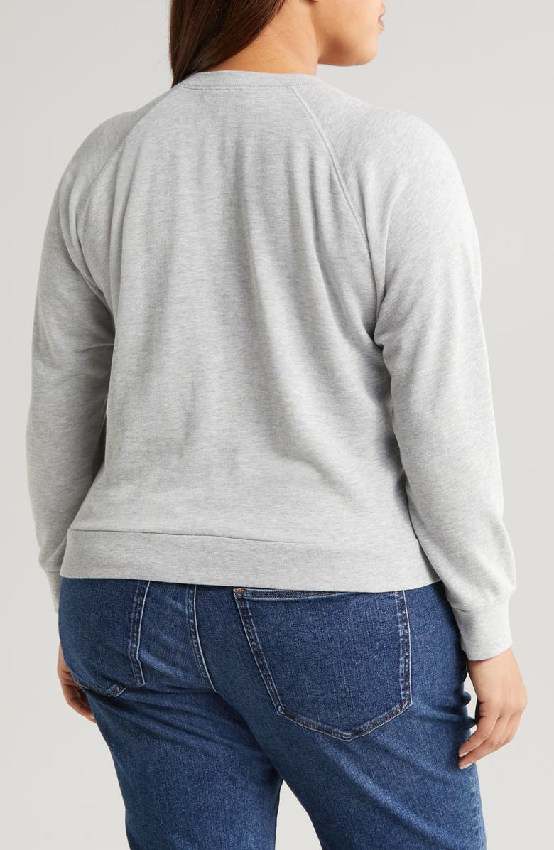 Treasure & Bond Shrunken Crewneck Sweatshirt, Alternate, color,