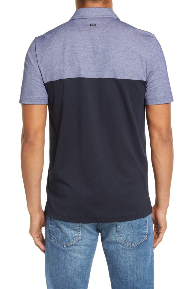 Old Fashioned Colorblock Piqué Polo, Alternate, color, HEATHER SKIPPER