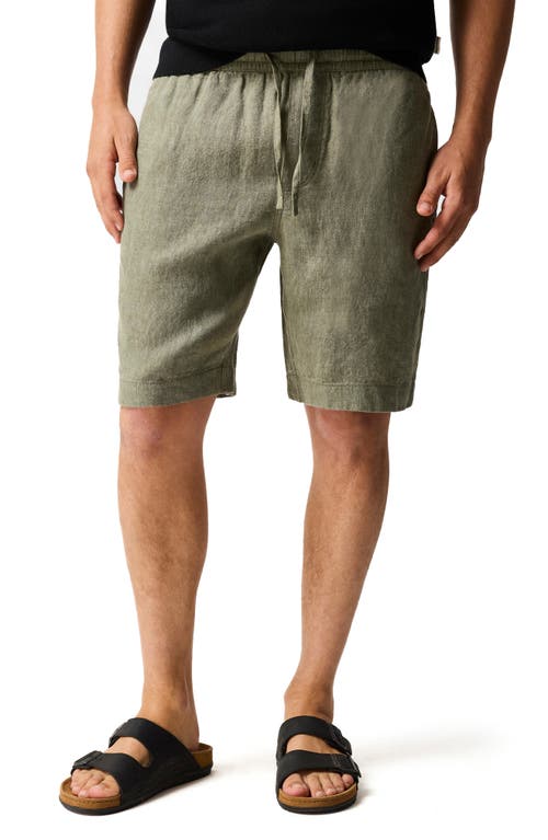Rodd & Gunn Linen Shorts in Kelp at Nordstrom, Size Xx-Large