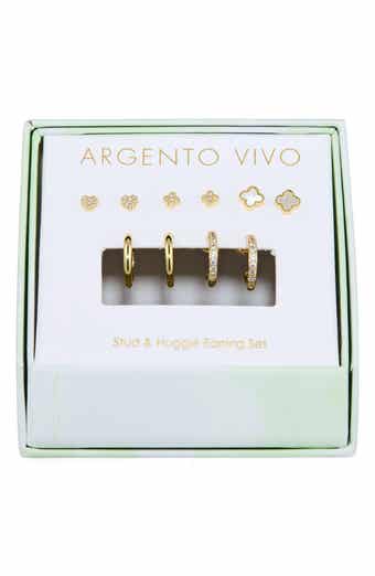 Clover Set of 5 Assorted Stud & Hoop Earrings