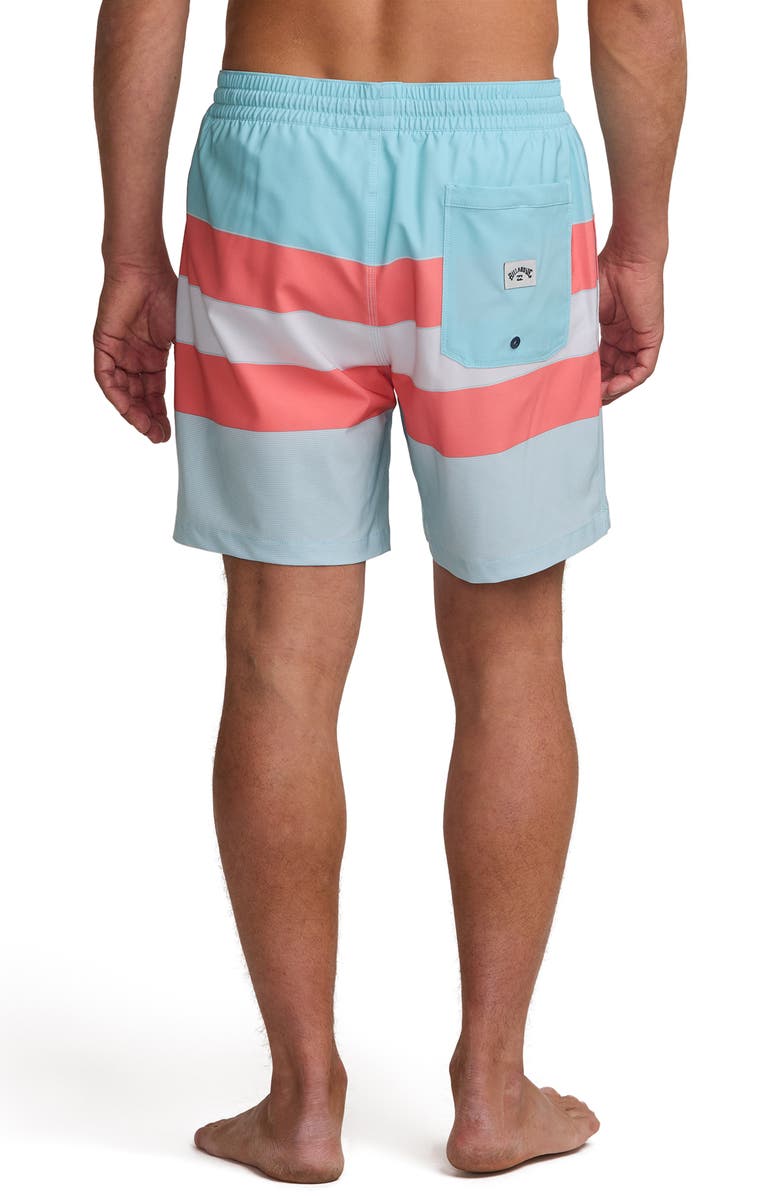Billabong Lineup Layback Swim Trunks, Alternate, color, Dusty Blue