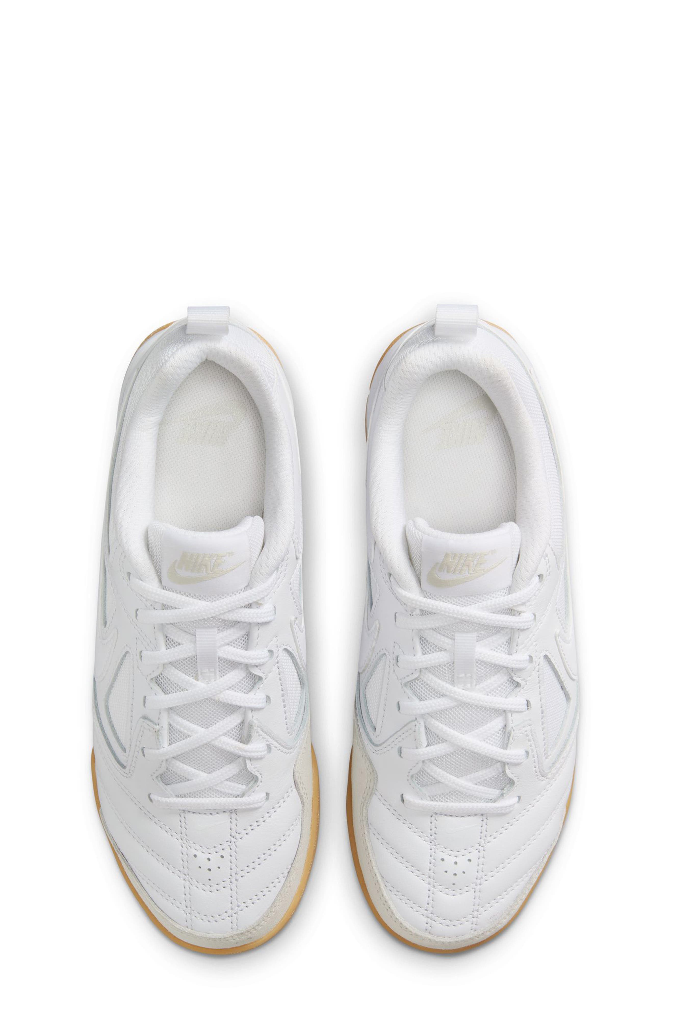 Gato Soccer Sneaker, Alternate, color, 101 WHITE/WHITE