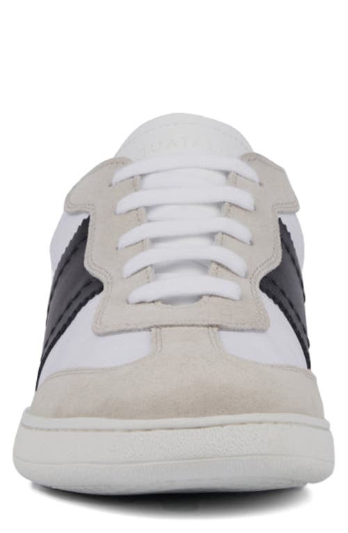 Aquatalia Biago Low Top Sneaker In Ice Combo