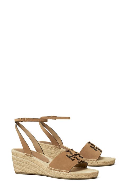 Ines Ankle Strap Espadrille Platform Wedge Sandal (Women)