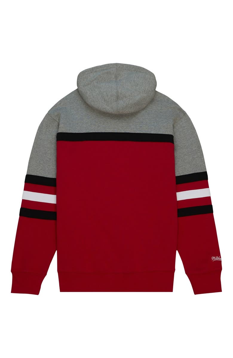 Mitchell & Ness Men's Mitchell & Ness Red Oklahoma Sooners Head Coach Pullover Hoodie, Alternate, color, Red
