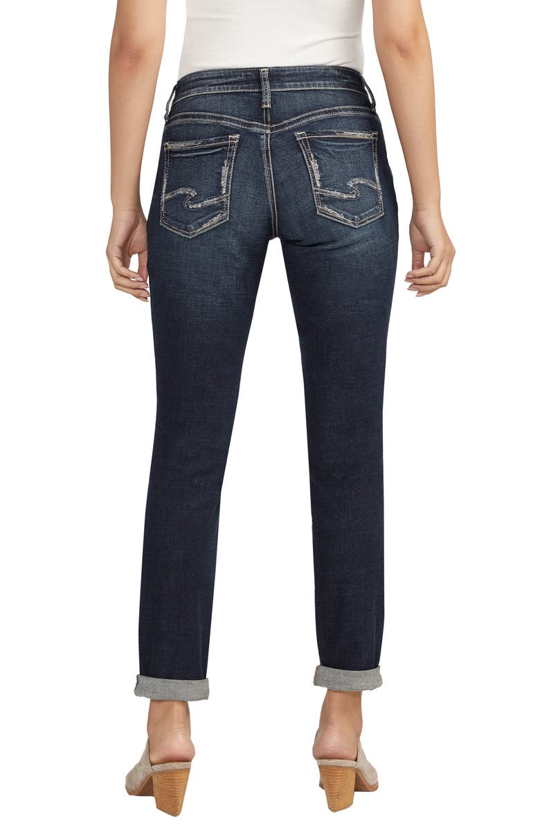 Silver Jeans Co. Mid Rise Slim Boyfriend Jeans, Alternate, color,