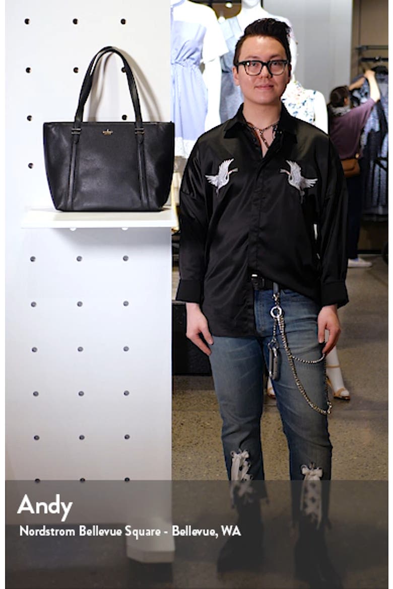oakwood street chandra leather tote video