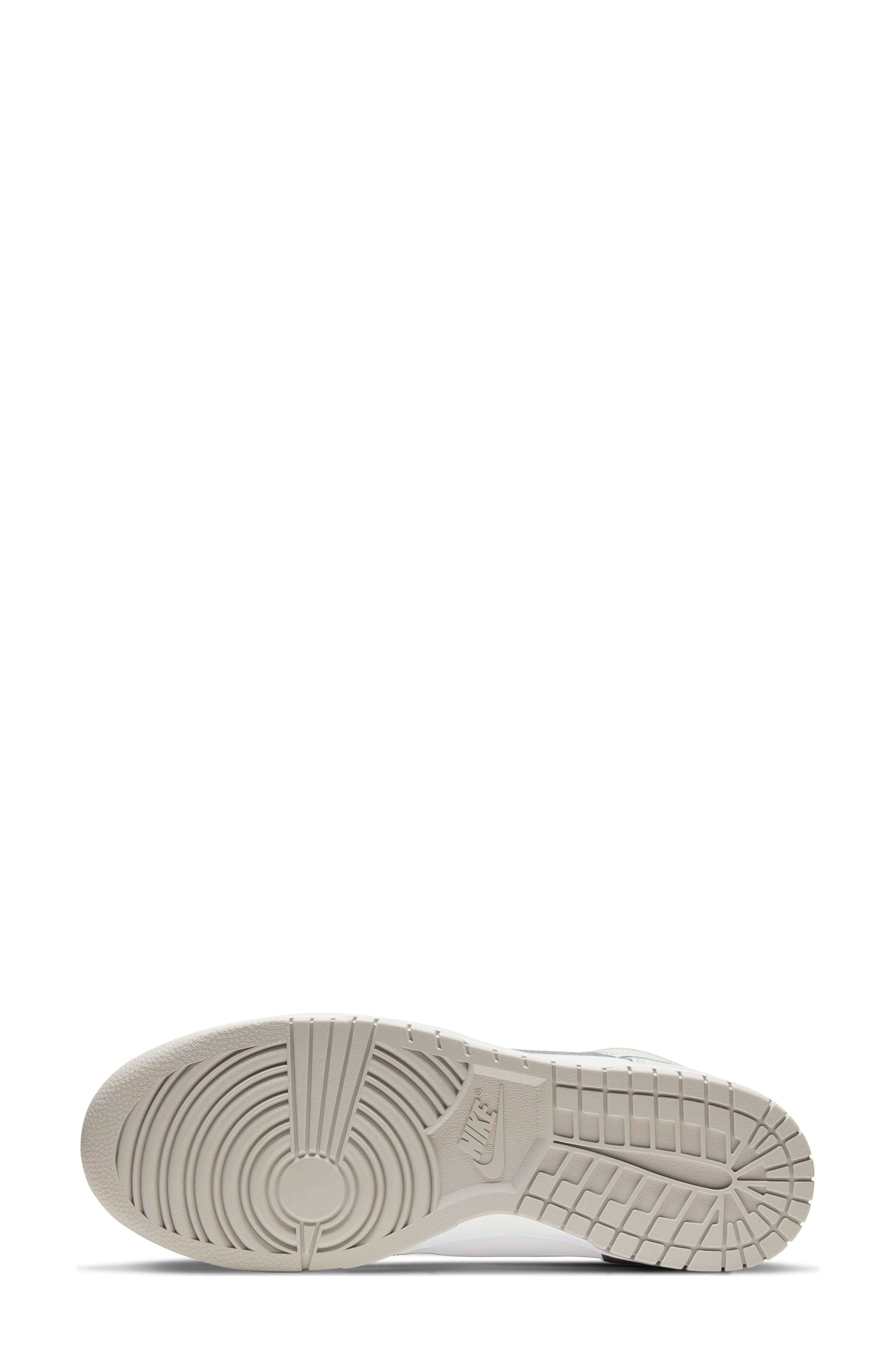 Dunk Hi Retro Basketball Shoe, Alternate, color, WHITE/ VAST GREY/ WHITE