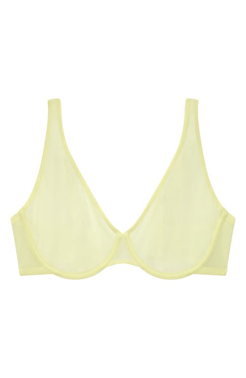 Thirdlove Bare Underwire Mesh Bra In Yellow