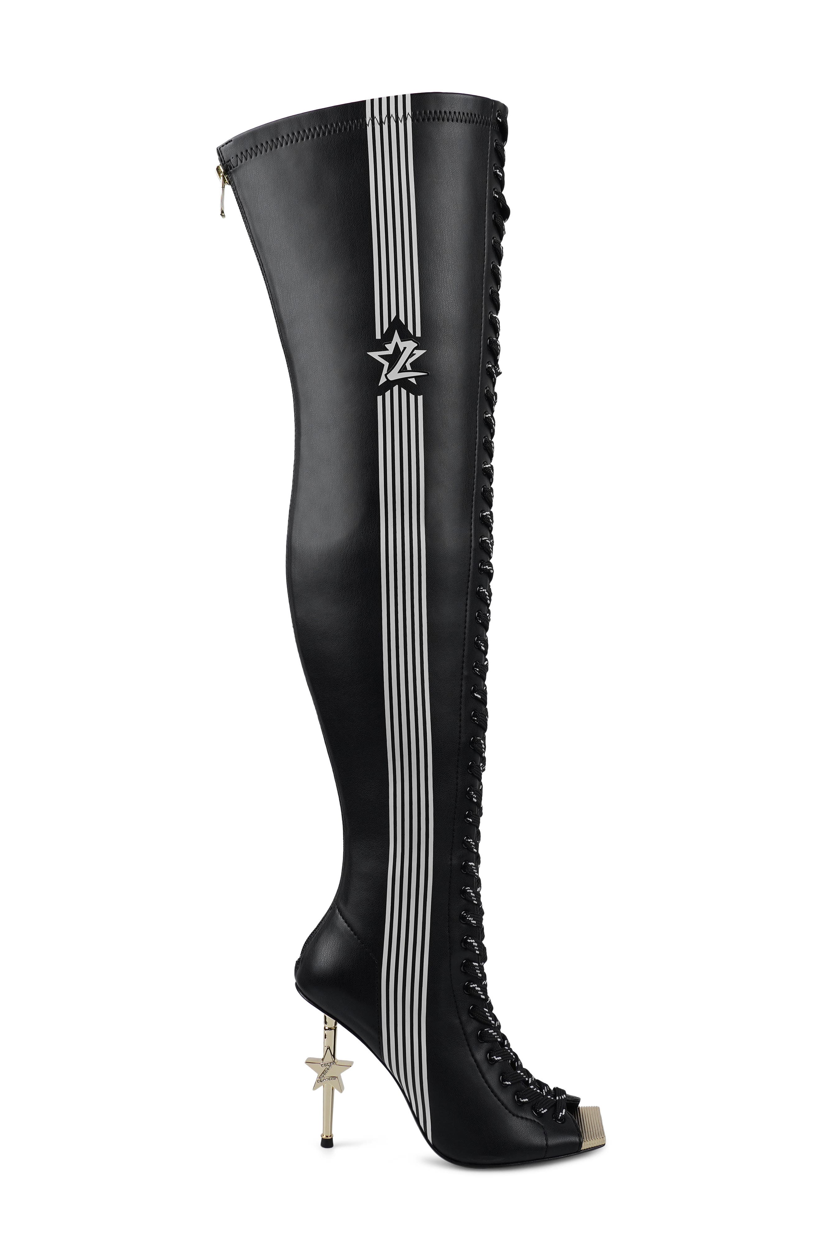ZIGI Champ Over the Knee Boot, Alternate, color, Black
