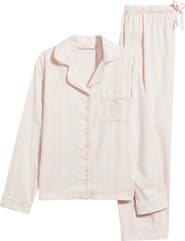 HOUSE OF CB Classic Brushed Cotton Flannel Pajamas