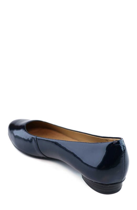 Marc Joseph New York Ferris Leather Ballet Flat, Alternate, color, Navy Patent