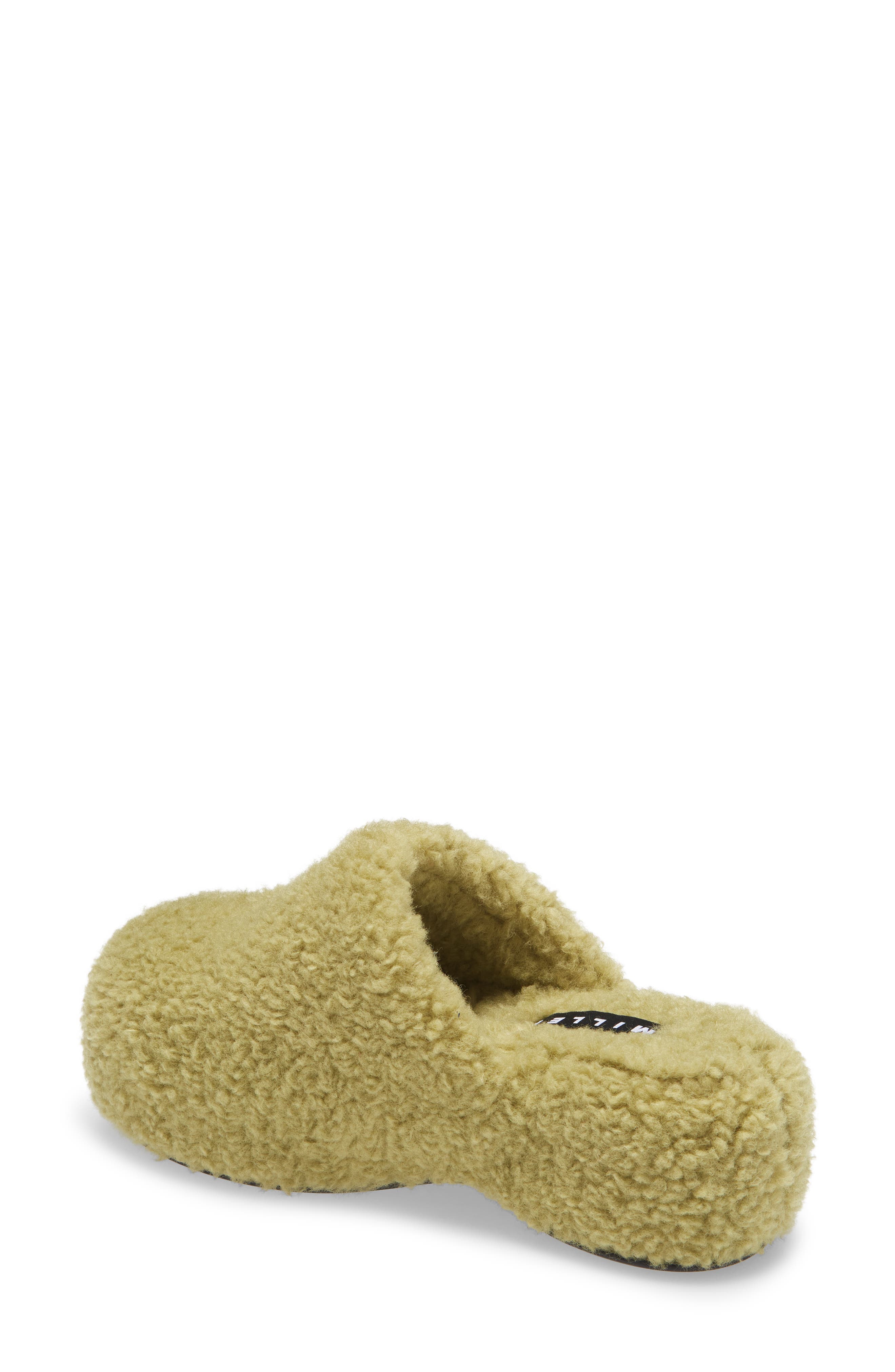 Simon Miller Faux Shearling Bubble Clog, Alternate, color, 