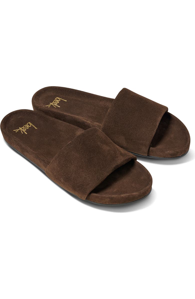 Beek Gallito Slide Sandal, Main, color, Coffee