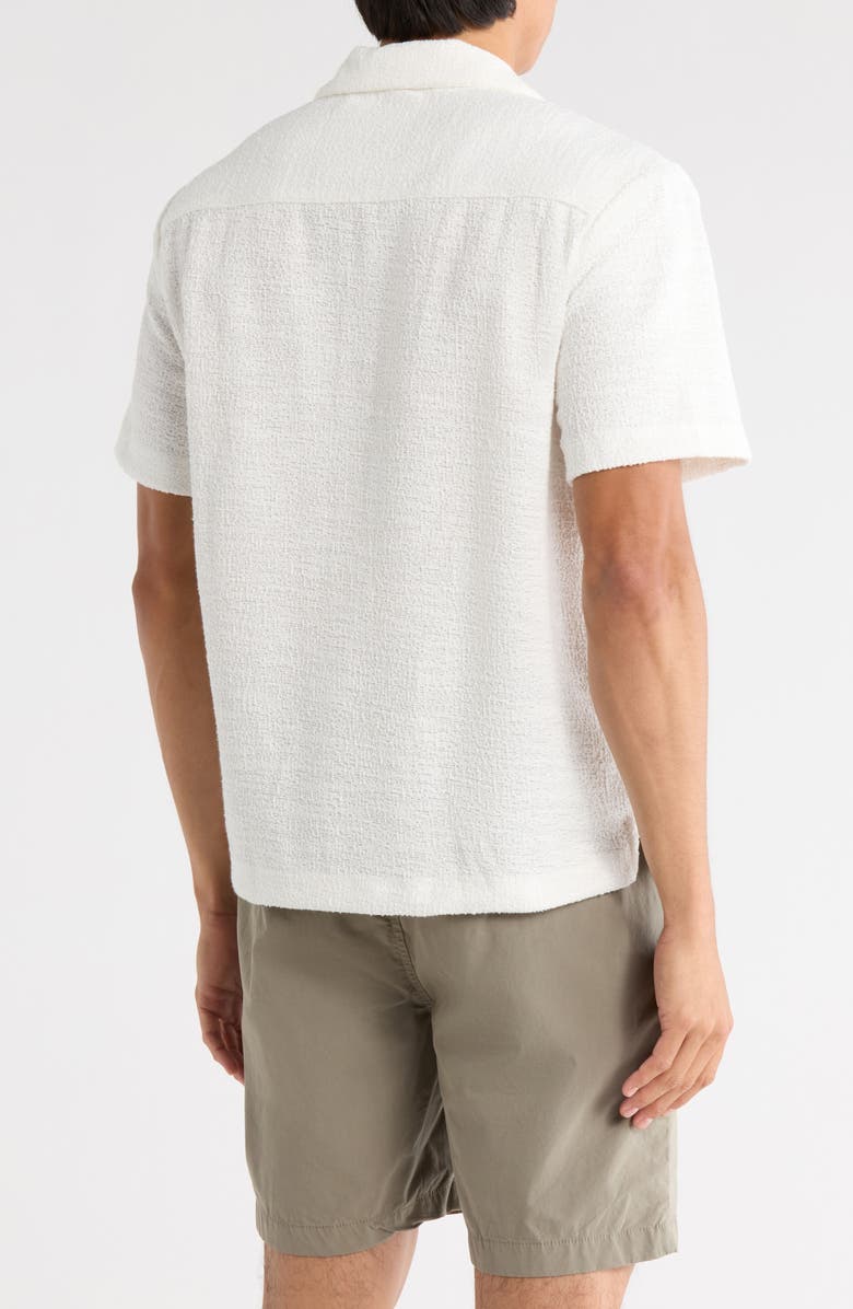 Texture Knit Camp Shirt