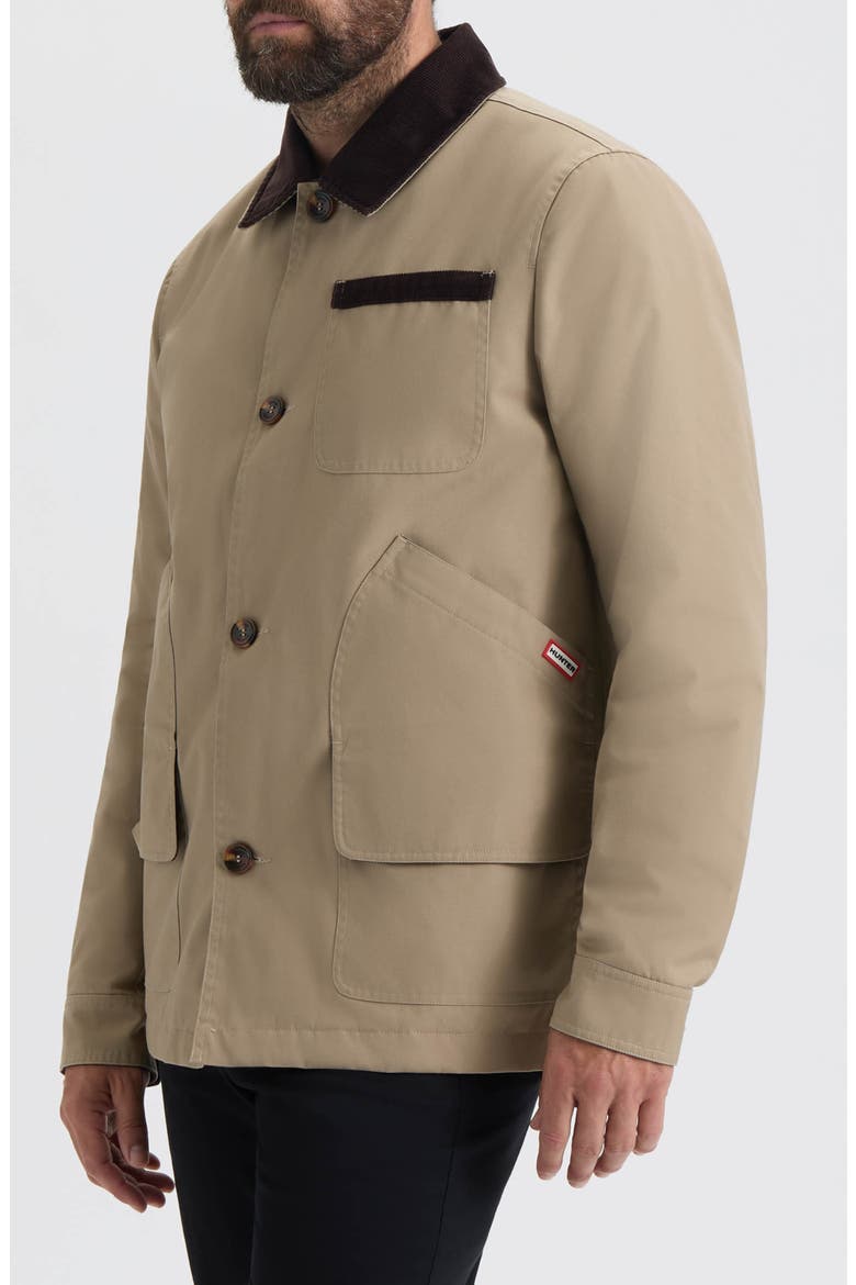 Water Repellent Canvas Barn Jacket, Alternate, color, TEAK