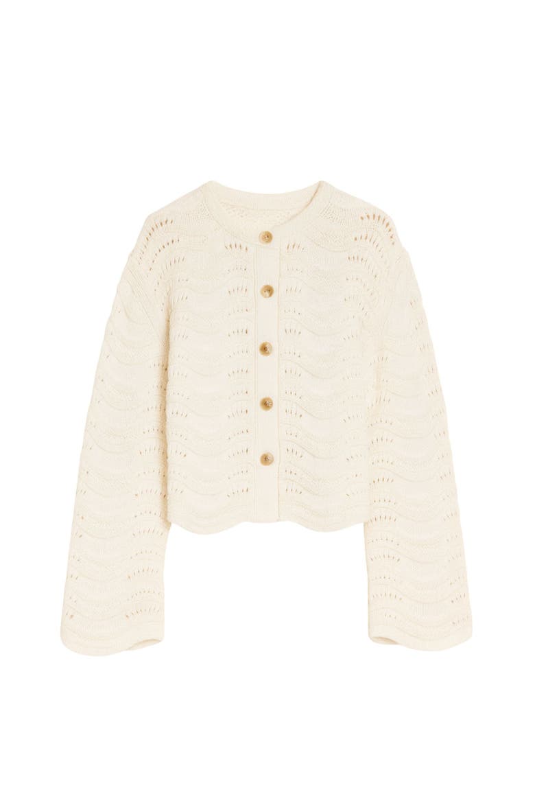 Rem Knit Cardigan, Alternate, color, Ivory